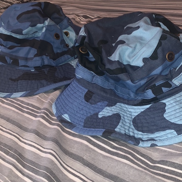 2 Blue Camoflauge Bucket Hats💙 - Picture 3 of 5